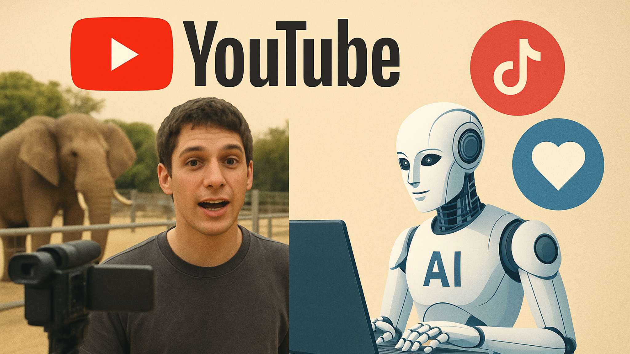 Da un elefante su YouTube all’AI che racconta meglio di noi